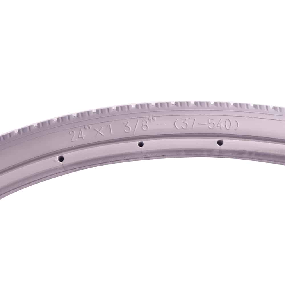 Pneu Maciço para Cadeiras de Rodas 24'' x 1,(3/8)''