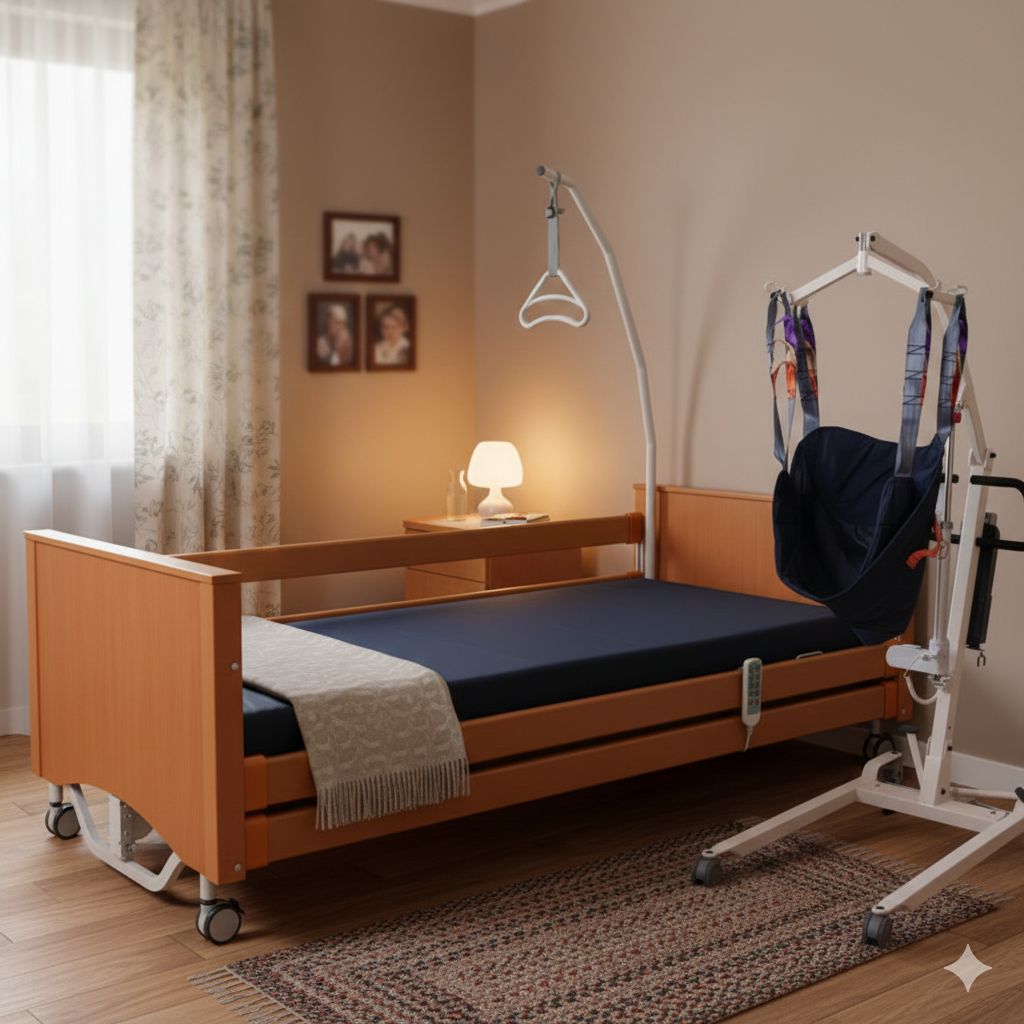 Como Escolher a Grua de Transferência Ideal para Idosos