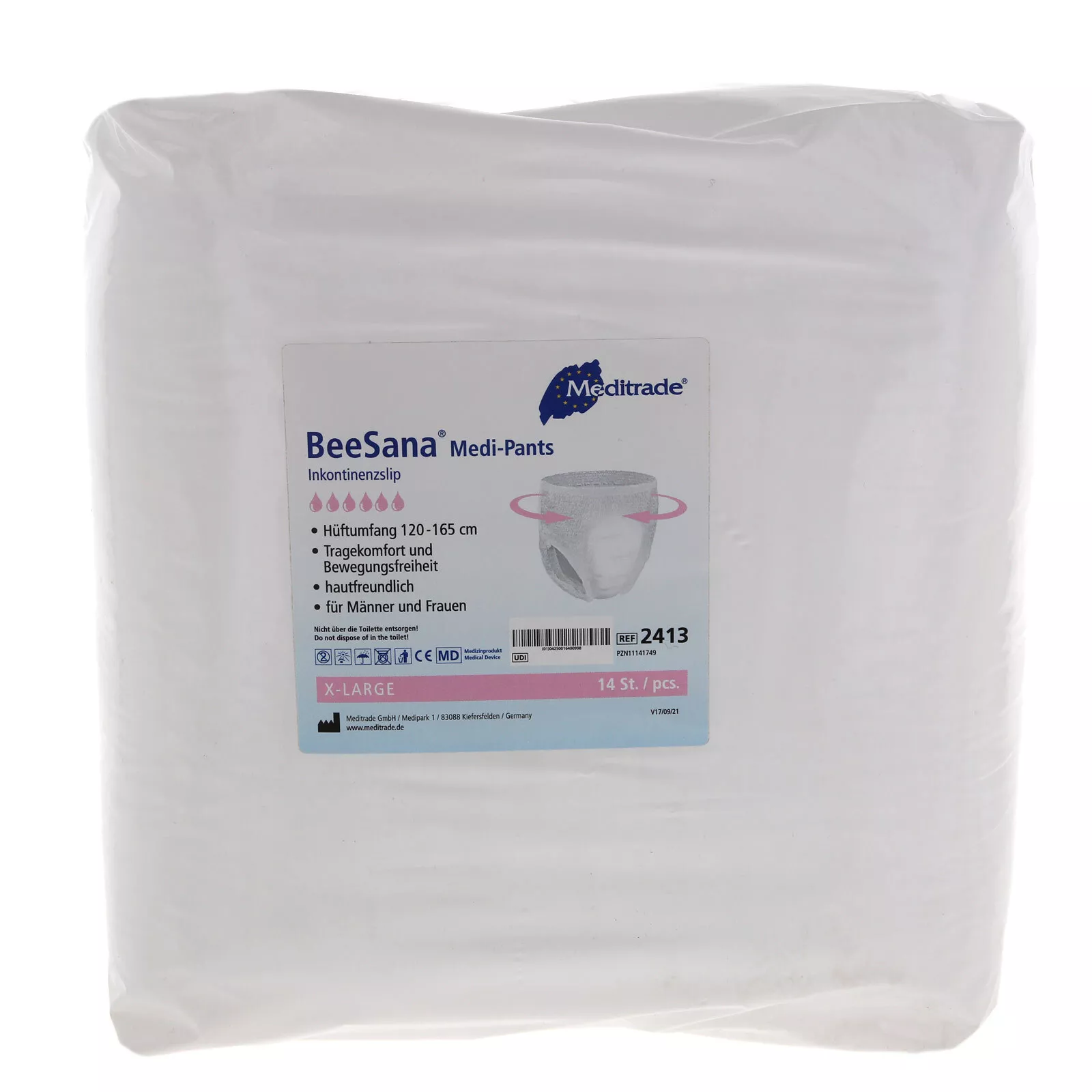 Fralda Cueca BEESANA® Medi-Pants - Tamanho XL